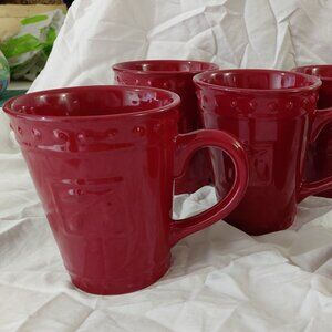 Five (5) Signature Stoneware Mugs - Sorrento Collection